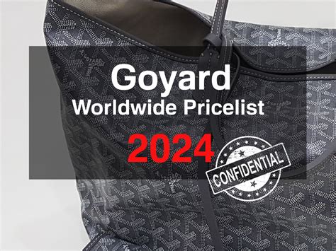 goyard hobo price 2023|goyard price list paris.